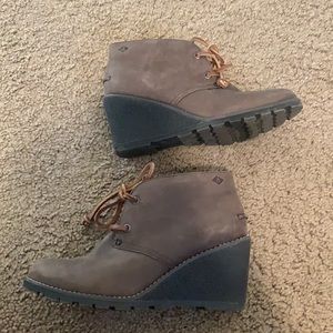 Sperry Chocolate Brown Wedges